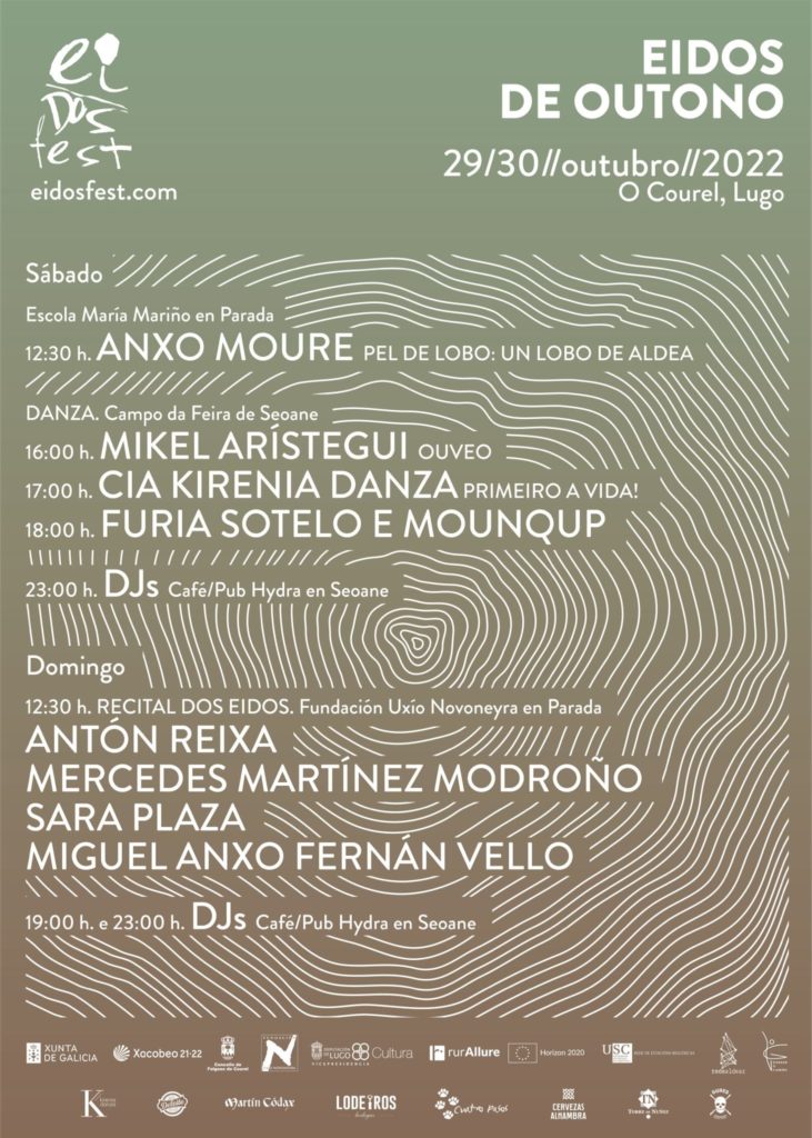 Cartel Eidos de Outono Fundacion Uxío Novoneyra